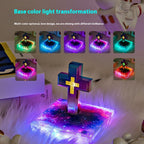 Floating Magnetic Cross Bible Lamp | Christian Home Decor