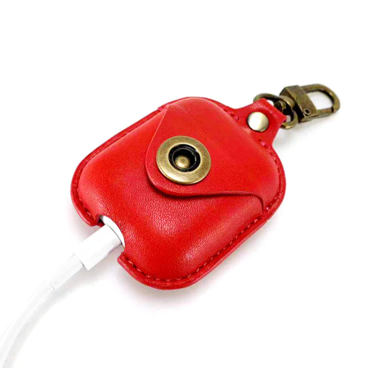 Leather Case for AirPods - Shockproof Bluetooth Cover | Accessory