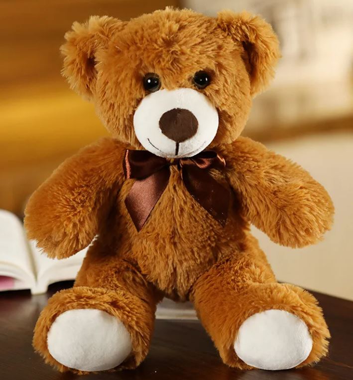Seven Color Teddy Bear Doll Ribbon Bear Doll Foreign Trade Bow Doll Wedding Shower Doll | Home Decor