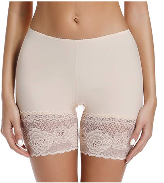Seamless Lace Safety Shorts for Women (Ice Silk)