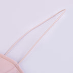 Feather Trim Spaghetti Strap Bodycon Mini Dress