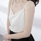 Plus Size Chiffon V-Neck Camisole for Women