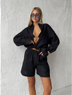 Women’s Cardigan & Shorts Set