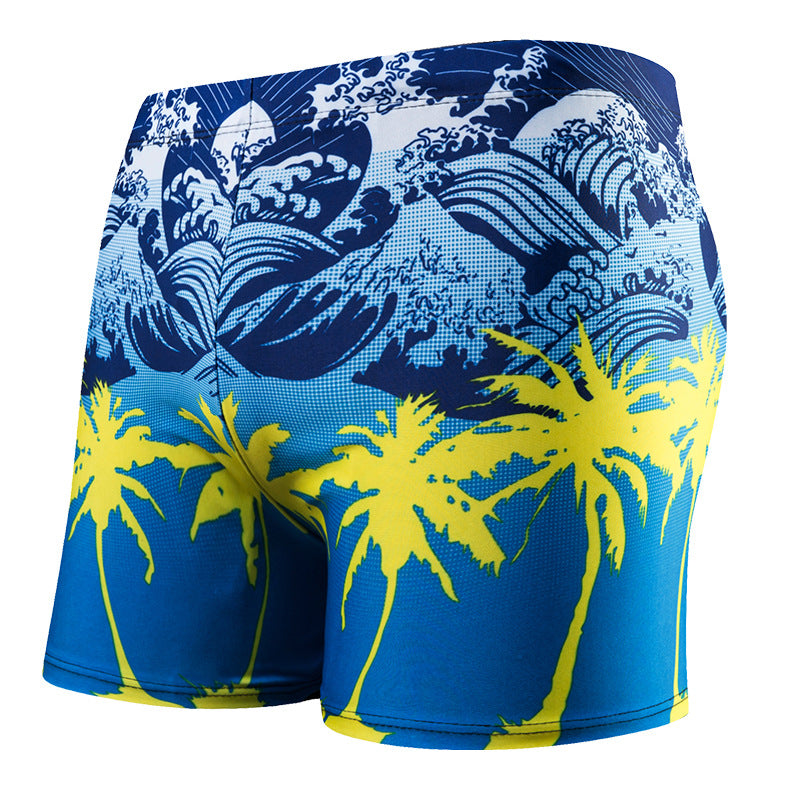 Men's Quick-Dry Loose Fit Printed Swim Trunks