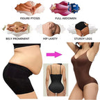 Sheer Mesh Open-Crotch Shaping Bodysuit