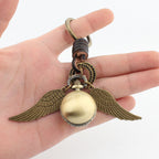 Harry Potter Golden Snitch Quidditch Pocket Watch Keychain | Accessory