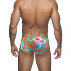 Men's Floral Low-Waist Swim Briefs