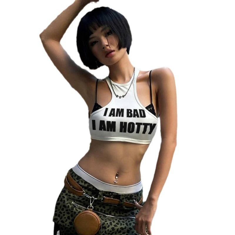 No Boyfriend No Problems Halter Crop Top