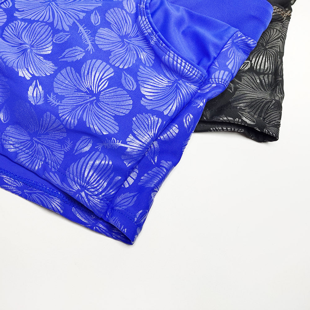 Men's Floral Embossed Swim Trunks