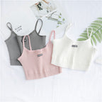 2020 New Women's Sleeveless Embroidered Tank Top