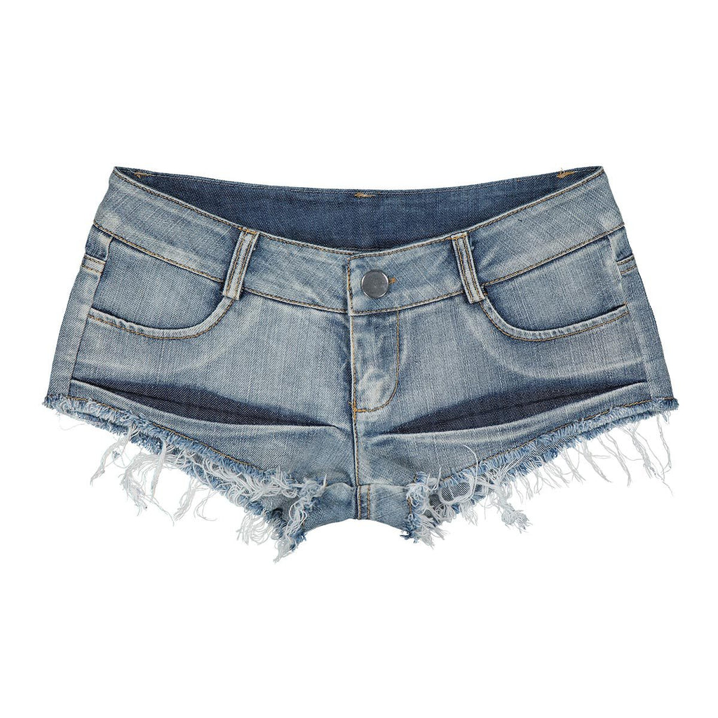 Summer Sexy Nightclub Women's Low-Waist Denim Shorts