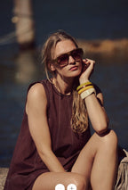 Women's Casual Denim Tank Top & Shorts Set