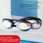 Silicone Anti-Fog Mirrored Swim Goggles