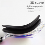 Silicone Anti-Fog Mirrored Swim Goggles