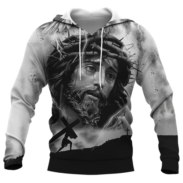 Jesus Amen 3D Hoodie for Men and Women Harajuku Fashion | Faith Streetwear