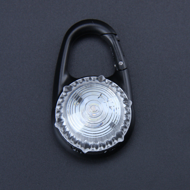 LED Dog Collar Light Clip-On - Rechargeable Night Walking Safety Light with Carabiner, Waterproof Glow Pendant for Pets, Leashes and Bags