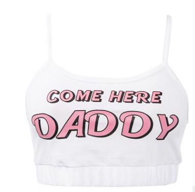Summer Trendy Letter Print Breathable Tank Top
