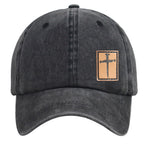 Leather Jesus Hat Unisex | Embroidered Cap