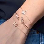 Coconut Tree and Cat Charm Bracelet and Bangle