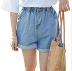 High-Waisted Denim Shorts for Women - Summer Style