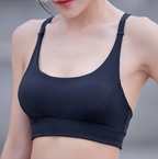 Sports Bra and Fitness Tank Top with Supportive Design