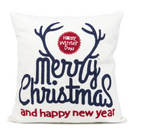 Embroidered Christmas Gnome Pillow Cover - Holiday Home Decor