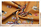 LIVA Bohemian Printed Crop Top and Chiffon Skirt Set
