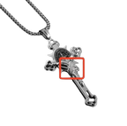 3D Stainless Steel Crucifix Cross Necklace
