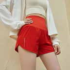 Women's High-Waisted Quick-Dry Sports Shorts