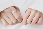 Cute Kitten Adjustable Couple Rings