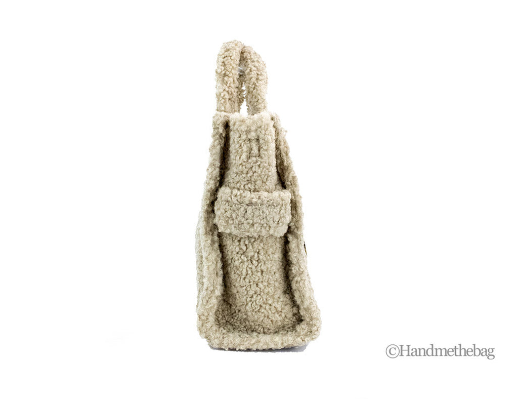 Marc Jacobs The Small Teddy Beige Fabric Tote | Organic Cotton