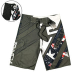 Men's Graphic Print Surf Board Shorts