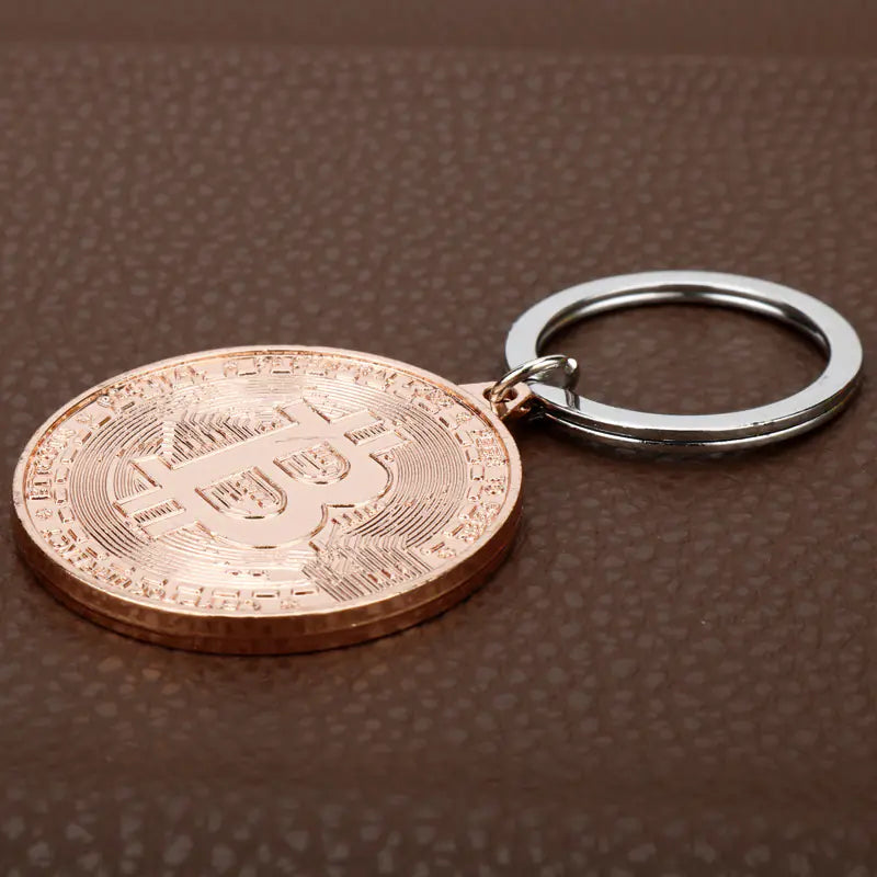Creative Letter Coin Keychain with Metal Clip | Accessory