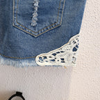 Cute Summer Girls' Lace Shorts for Ages 3-8