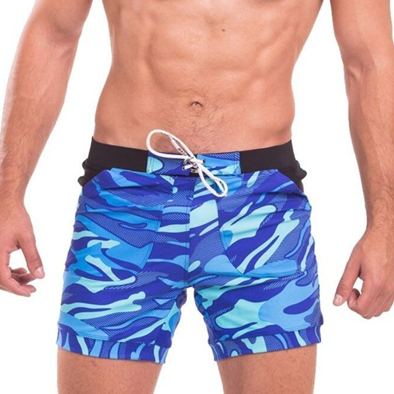 Men's Camouflage Quick-Dry Swim Shorts