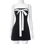 Strapless Bow-Front Bodycon Mini Dress