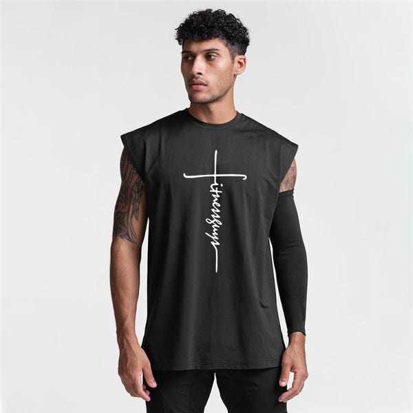 Men's Quick Dry Breathable Sleeveless Fitness Tank Top