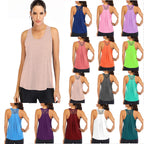 2020 Women's Loose Fit Sports Tank Top with Mesh Back