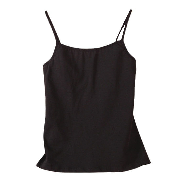 Nylon Slim Fit Adjustable Strap Women's Camisole