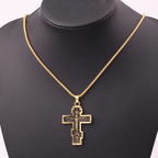 Kreuz-Jesus-Anhänger-Halskette