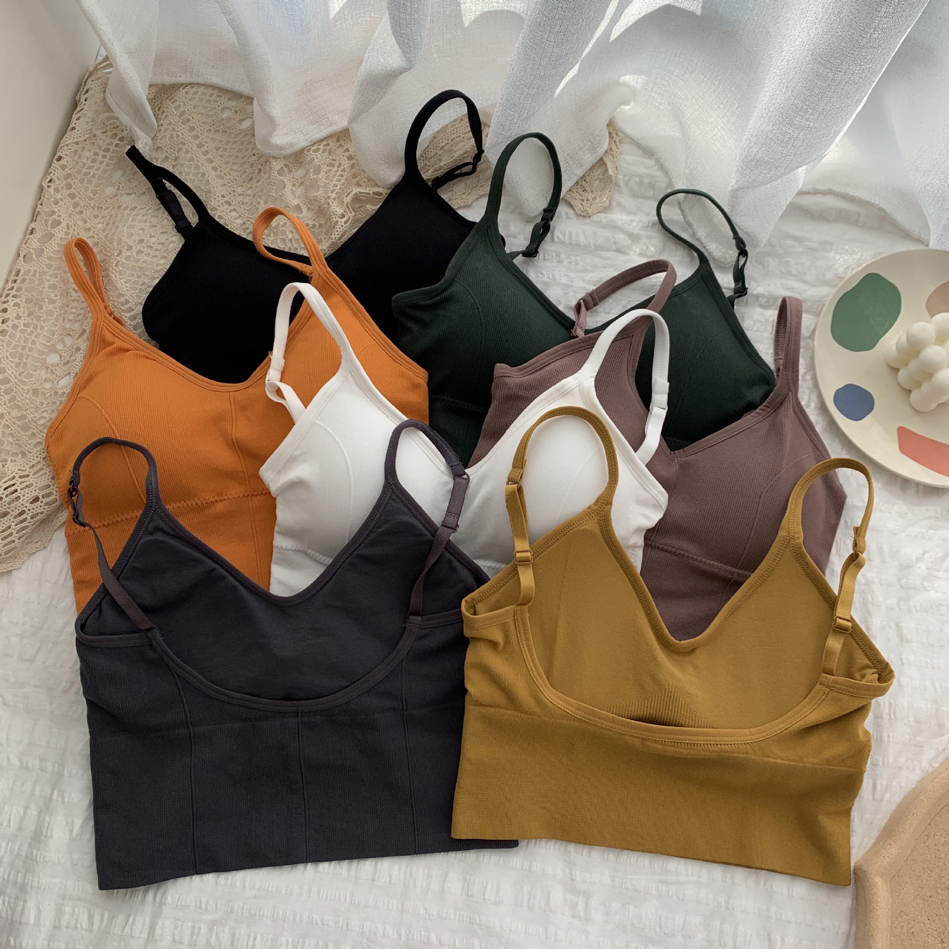 Backless Anti-Slip Bra for Girls - Camisole Top