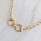 Equestrian Horsebit Chain Necklace