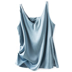 2024 Summer Plus Size Women's Silk Camisole Top