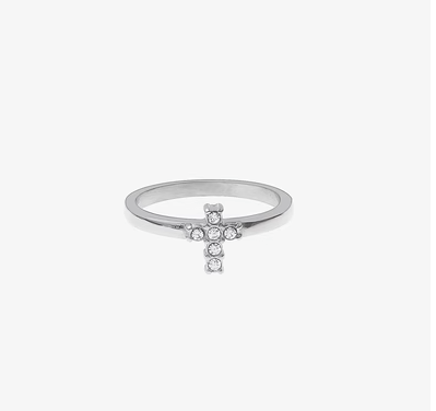 Men's Cross Ring and Zirconia