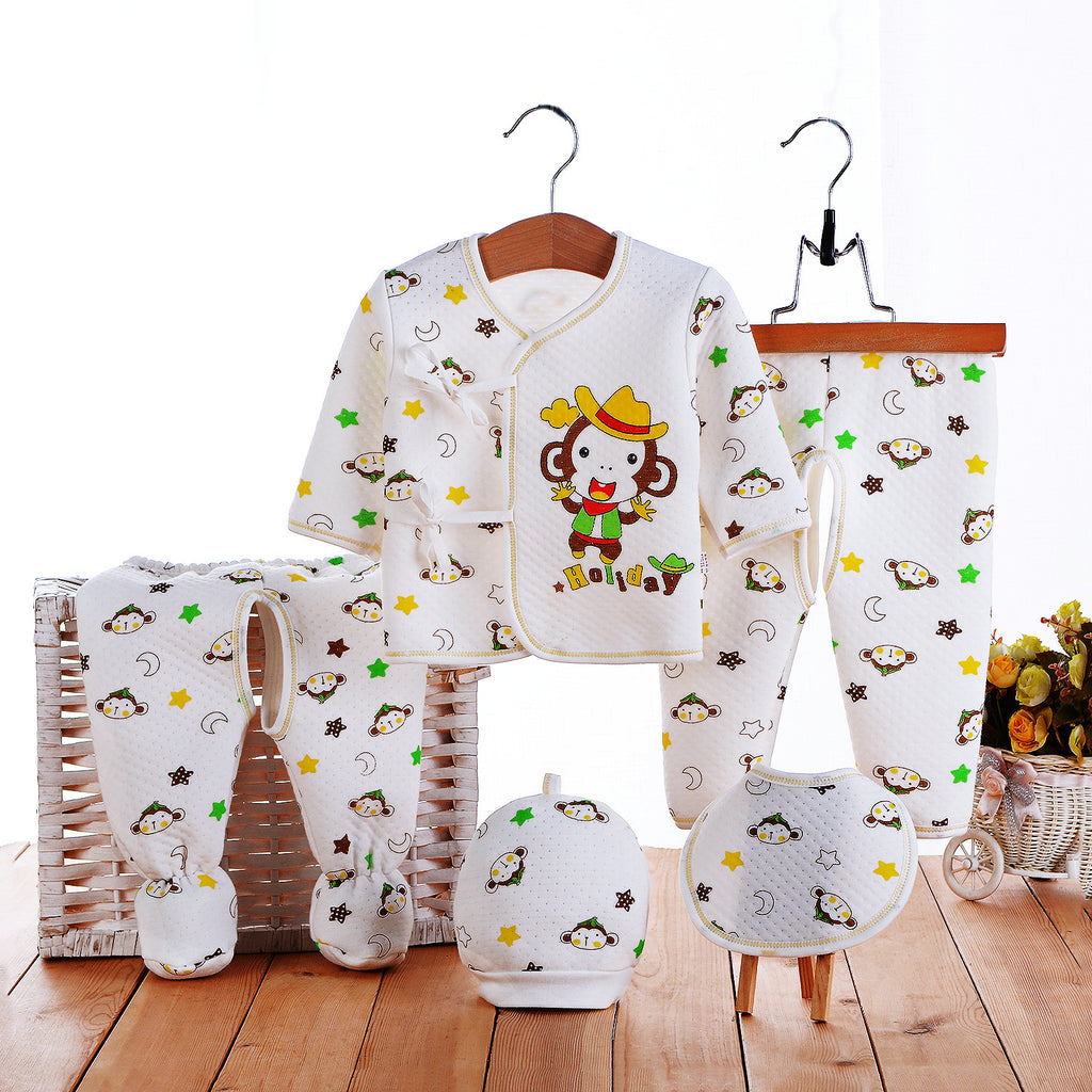 Thick Cotton Baby Thermal Underwear Set (0-4 Months)