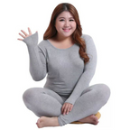 Women's Fleece and Plush Underwear Set for Winter