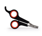 Pet Nail Clipper Scissors for Dogs & Cats, Stainless Steel Curved Blade Claw Trimmer, Ergonomic Non-Slip Grooming Tool