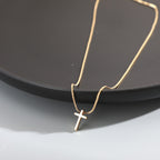 Dainty Christian Cross Necklace