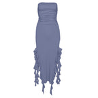 Women's One Shoulder Tube Top Dress