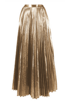Metallic Gold and Silver Strapless One-Piece Swimsuit